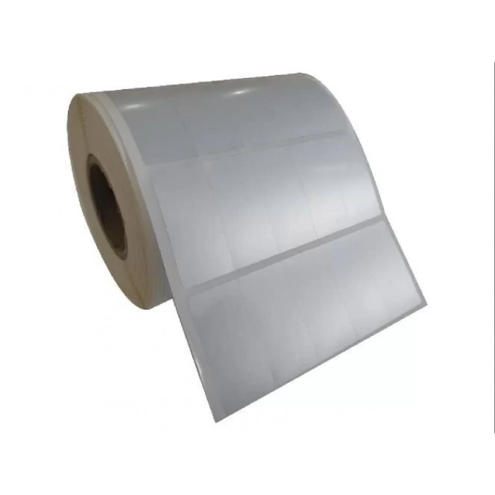 SİLVER MAT BARKOD ETİKETİ 40X20 5 Lİ 5000 LİK SARIM