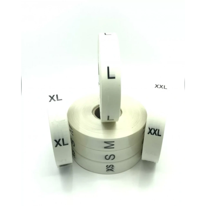 ŞEFFAF UZUN BEDEN ETİKETİ XL BEDEN 500 LÜ