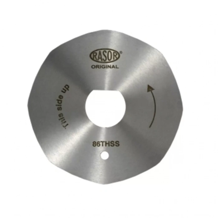 Rasor Yuvarlak Kesim Motor Yüksek Karbonlu 86Mm 5 Köşe Bıçak / 86