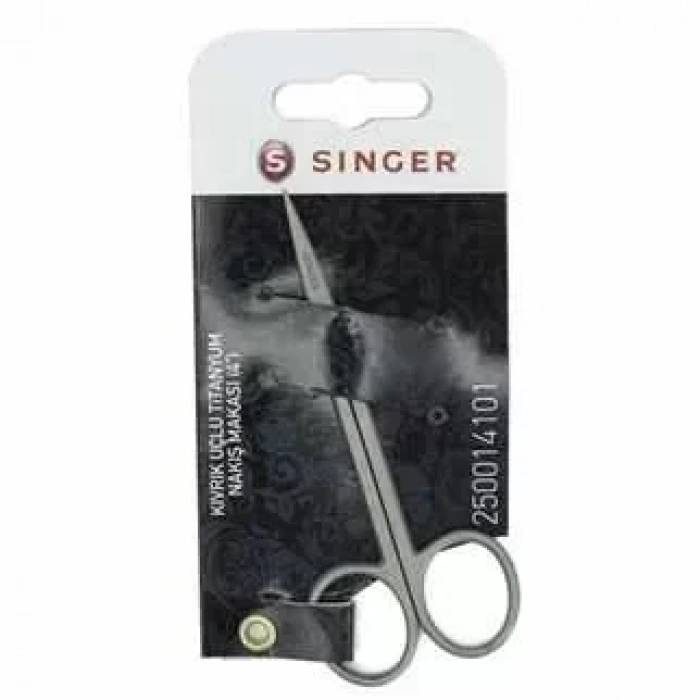 Singer Titanyum Nakış Makası Kıvrık Uçlu