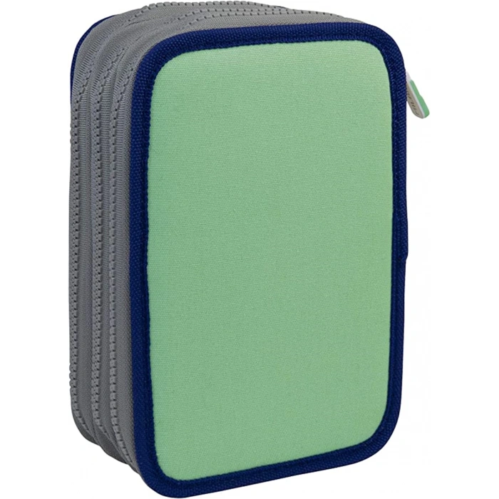 MILAN 081364NLGR NET&LIT YEŞİL 3 KATLI SET KALEM ÇANTASI