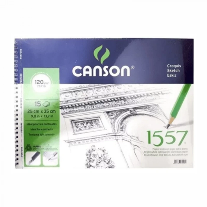 CANSON 35x50 SPR.RESİM DEF.15 Lİ 120g CAN-120-3550