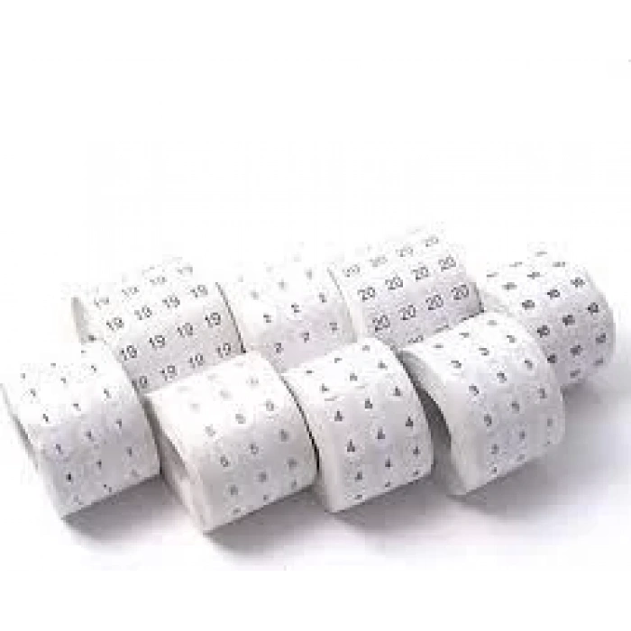 Fdm Numaralı Etiket 36 Numara (1 Rulo 5000 Adet)