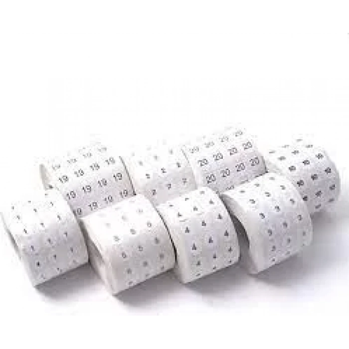 Fdm Numaralı Etiket 4 Numara (1 Rulo 5000 Adet)