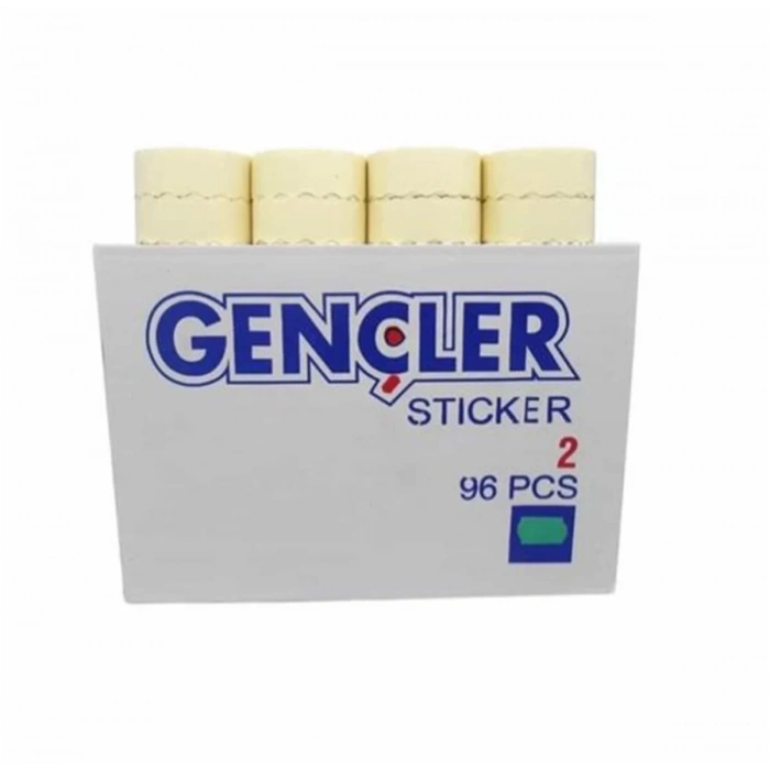 Gençler Açık Yeşil Meto Etiketi 2 No (96 Rulo) (1 Rulo 1000 Adet) R6