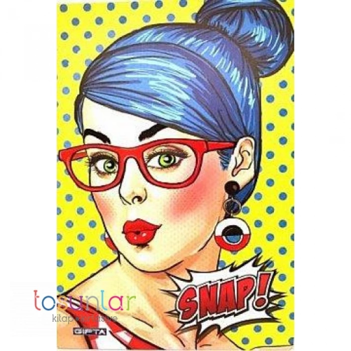 GIPTA SNAP KARTON KAPAK DEFTER A4 KARELİ 60 YAPRAK (2703)