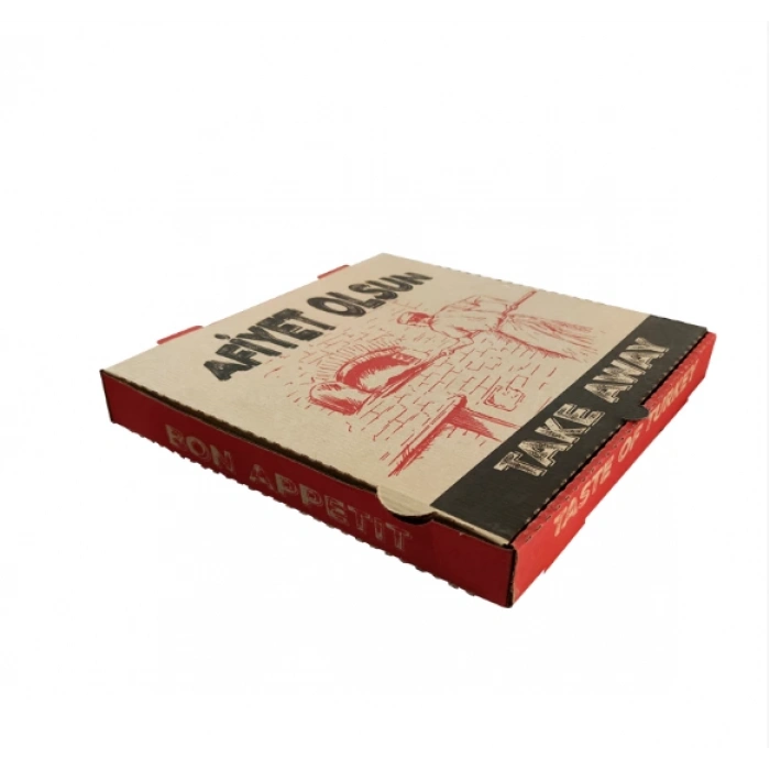 Karton Pizza Kutusu 30x30 cm ( 100 Adet )