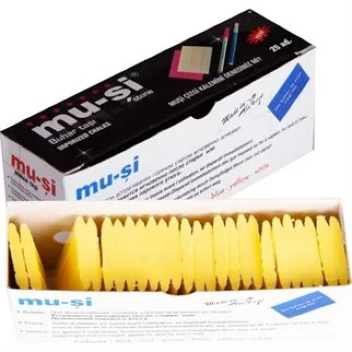 Muşi Çizgi Taşı Sarı Renk 25 Adet