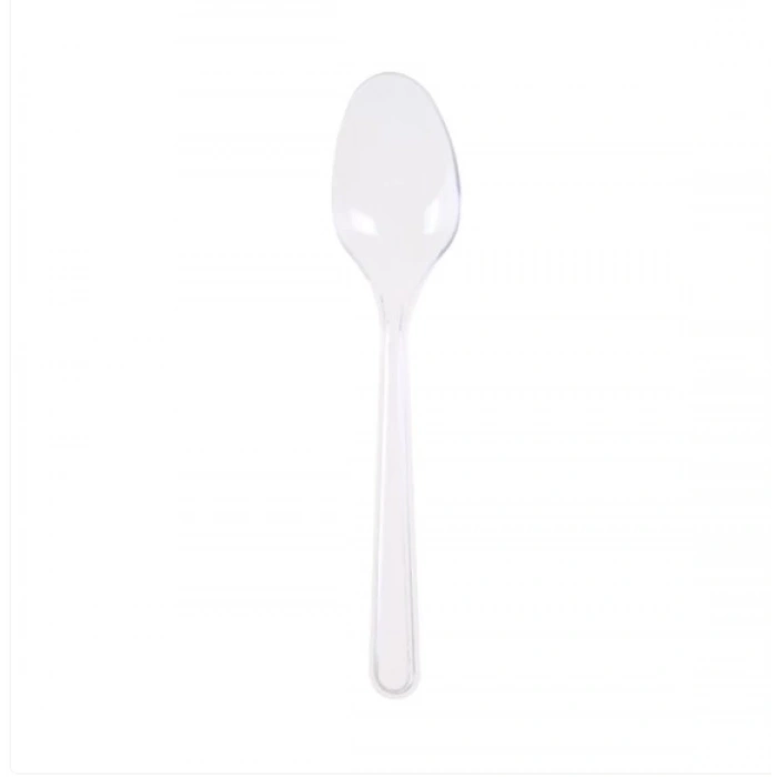 Plastik Sup Kaşık Şeffaf ( 6000 Adet )