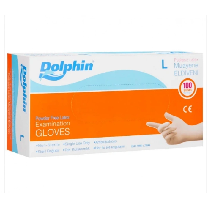 Pudrasız Lateks Muayene Eldiveni ( L ) 2000 Adet
