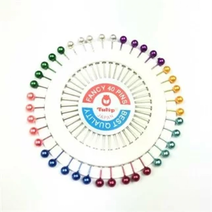 Renkli Başlı Toplu İğne