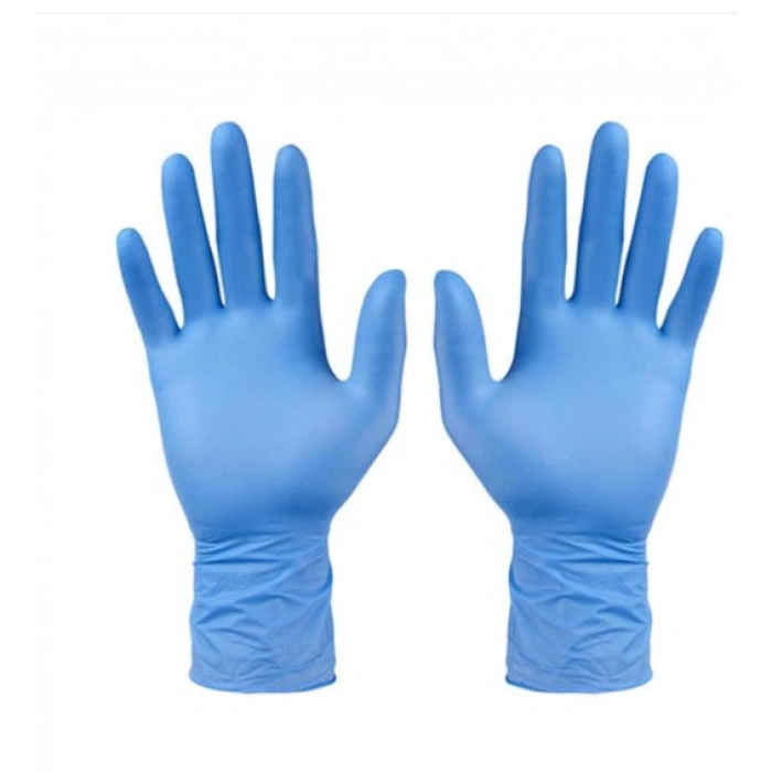 Vinil Mavi Muayene Eldiveni Pudrasız ( L ) 20 Kutu
