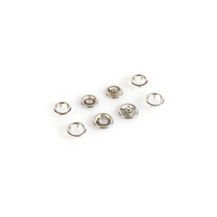 10.5mm Nikel(Gümüş) Bebe Çıtçıt 100 Adet