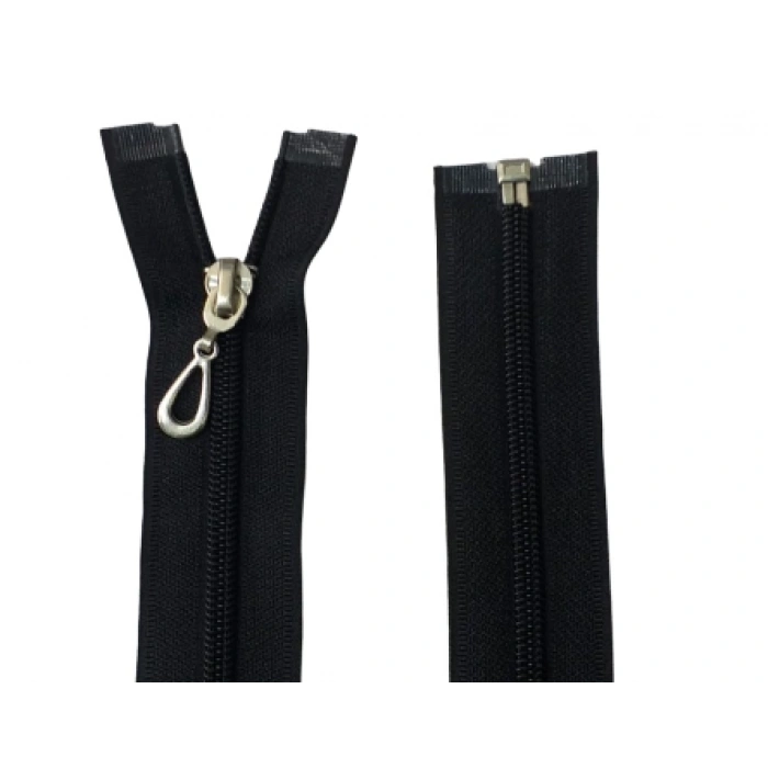 110cm Siyah Ferace Fermuarı