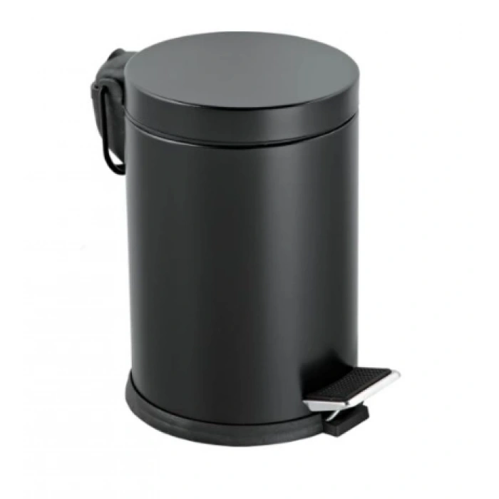 5 Lt Pedallı Çöp Kovası Siyah ( 1 Adet )
