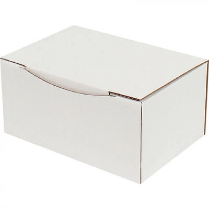 15,5x11x7,5cm Kilitli Kutu - Beyaz