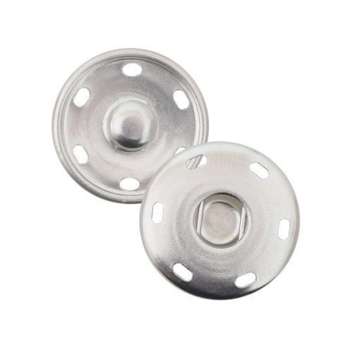 15mm Gümüş Renk Dikme Çıtçıt 100 adet