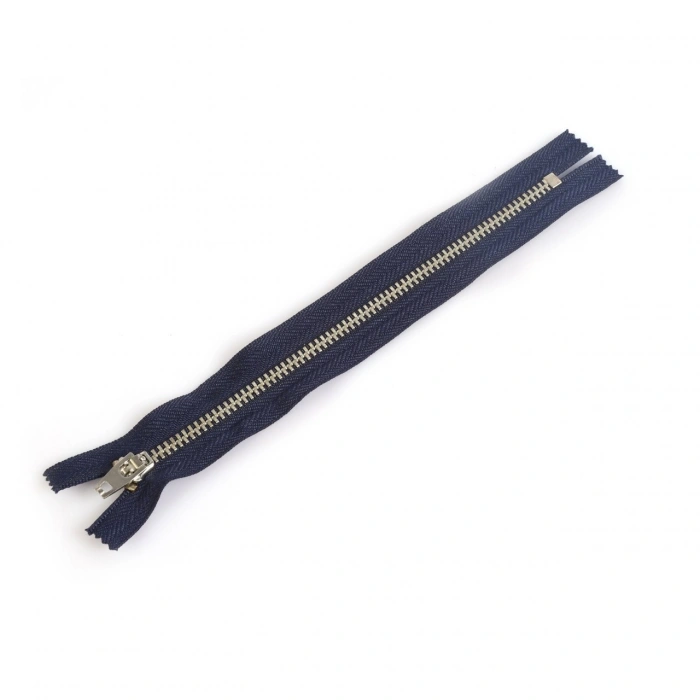 18cm Lacivert Metal Kot Pantolon Fermuarı