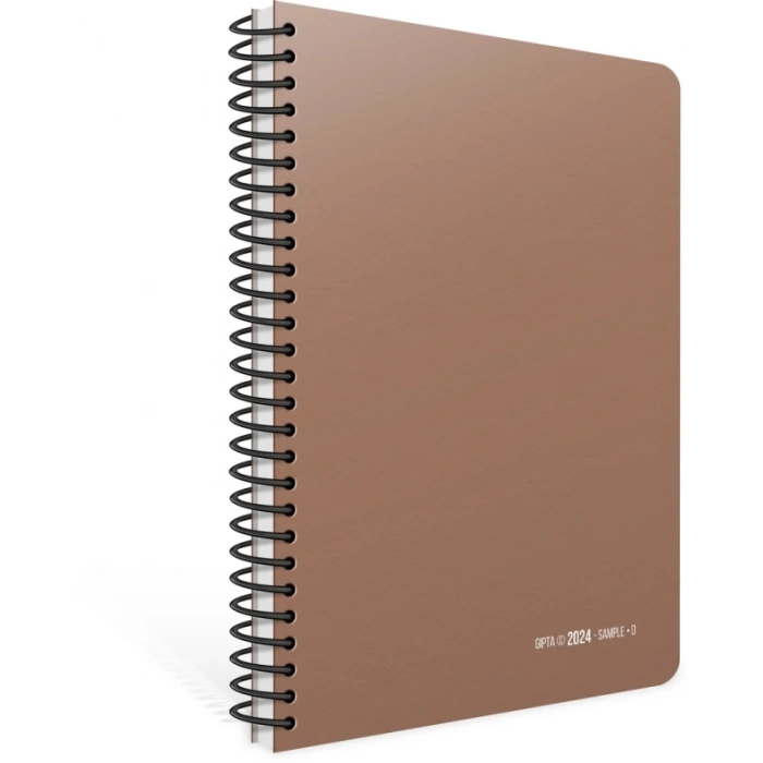 2024 AJANDA GIPTA 409-XSK SAMPLE SPİRALLİ GÜNLÜK AJANDA 17x24