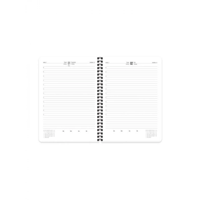 2024 AJANDA KESKİN SPİRALLİ SERT KAPAK GÜNLÜK AJANDA 17x24 ATATÜRK BAŞKOMUTAN (830365-99)