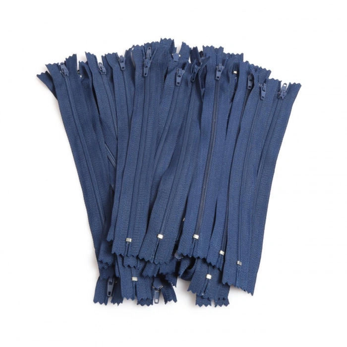 20cm Koyu Mavi Pantolon Fermuarı 50Adet
