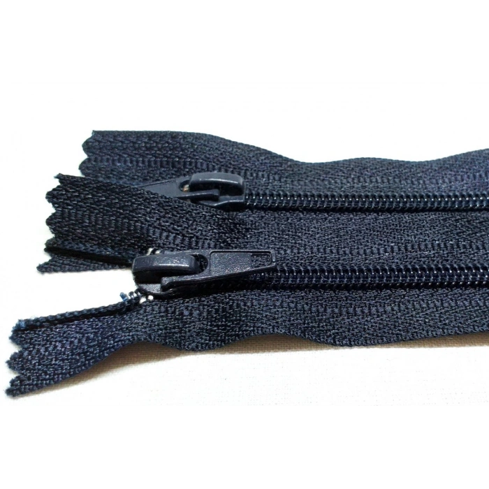 20cm Lacivert Pantolon Fermuarı 10 Adet