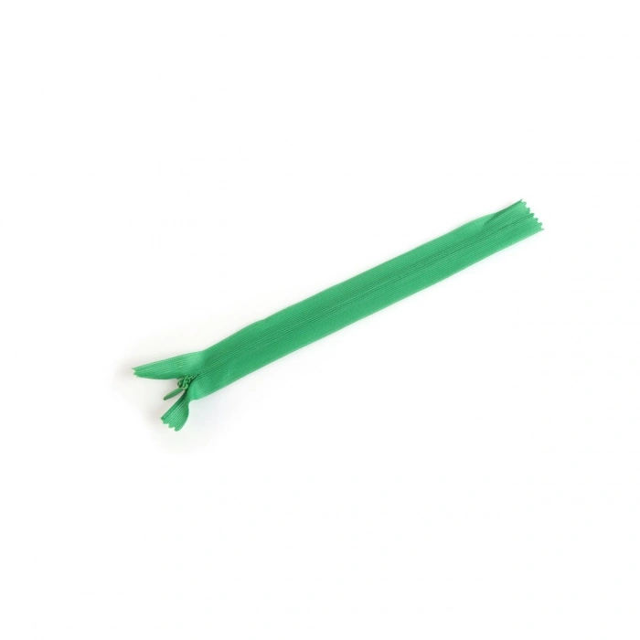 20cm Yeşil Gizli Fermuar 5 Adet