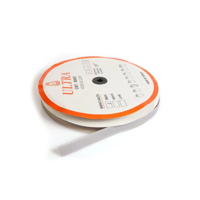 2cm Açık Gri Cırtbant 5 Metre
