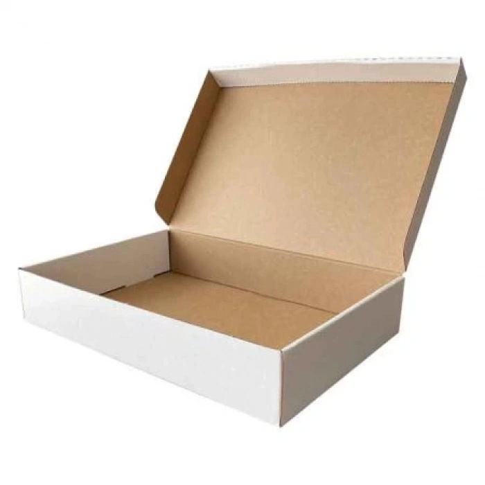 32x22x6cm Kilitli Kutu - Beyaz