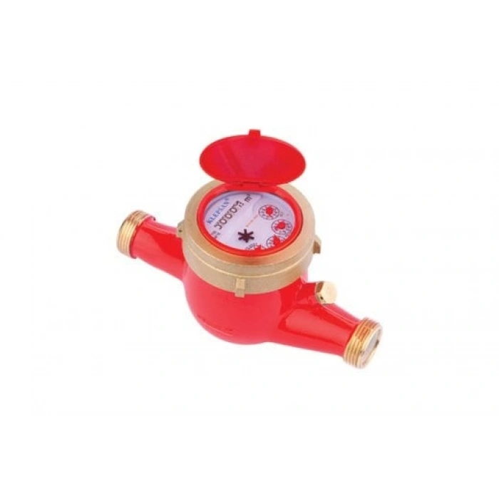 Klepsan Kuru Tip Çok Hüzmeli Sıcak Su Sayacı Rakorsuz 3/4 İnç 190 mm (2,5 m3/h) (KVS 2S)