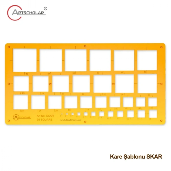 Artscholar Kare Şablonu