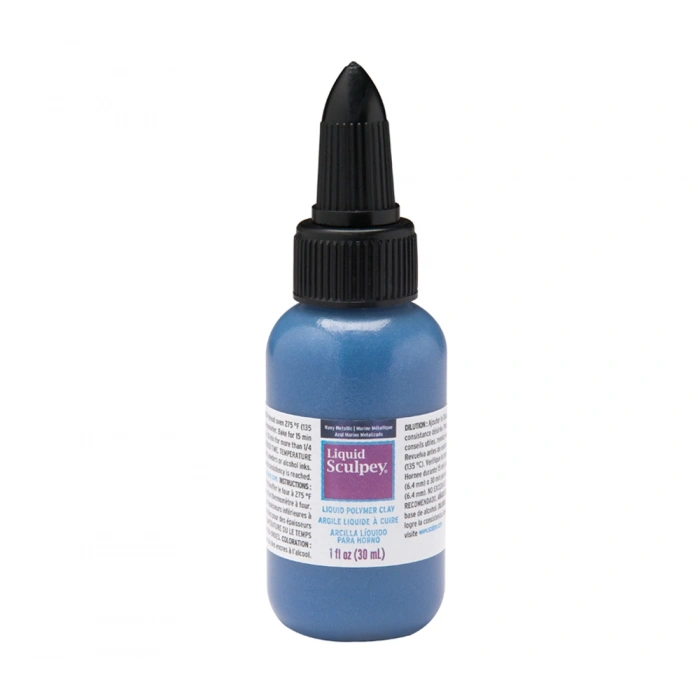 Sculpey Liquid Sıvı Polimer Kil 30 ml. Metalik Navy Blue