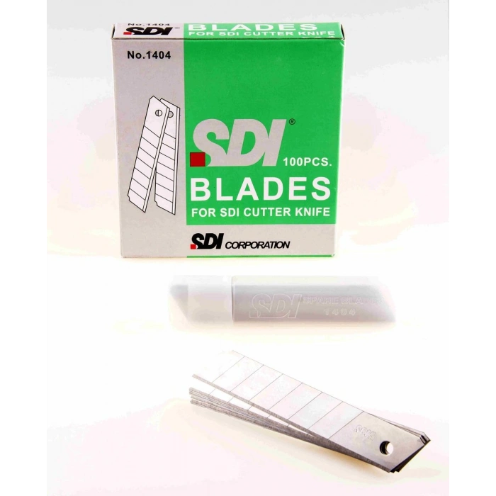 SDI Geniş Maket Bıçağı Yedeği 18 mm 100lü Paket