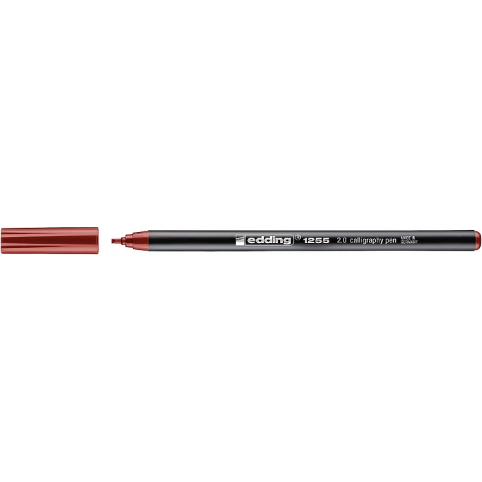 Edding 1255 Kaligrafi Kalemi 2.0 mm. Crimson Kırmızı
