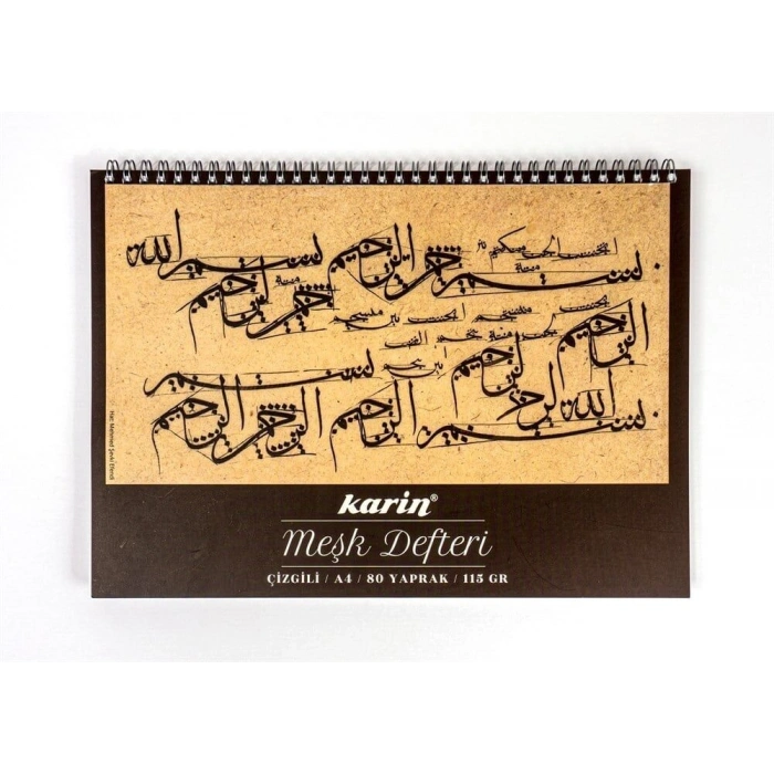 Karin Çizgili Meşk Defteri 115 gr. A4 80 yaprak
