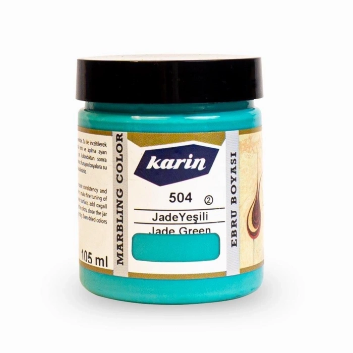 Karin Ebru Boyası 105 ml. 504 Jade Yeşili
