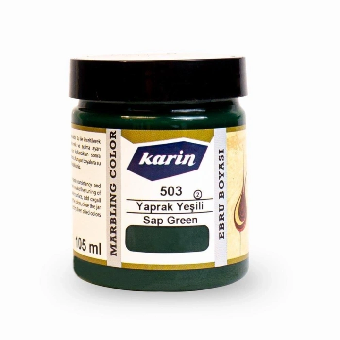 Karin Ebru Boyası 105 ml. 503 Yaprak Yeşili