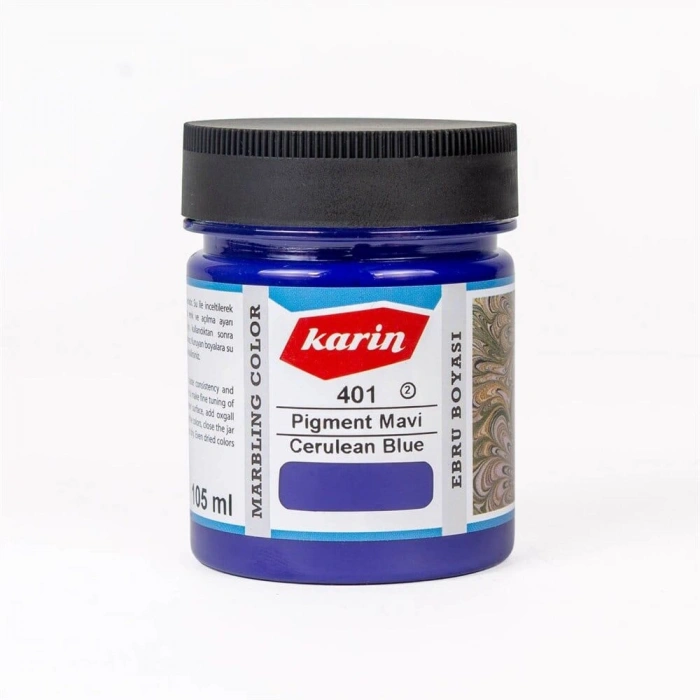 Karin Ebru Boyası 105 ml. 401 Pigment Mavi