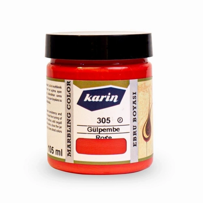 Karin Ebru Boyası 105 ml. 305 Gül Pembe