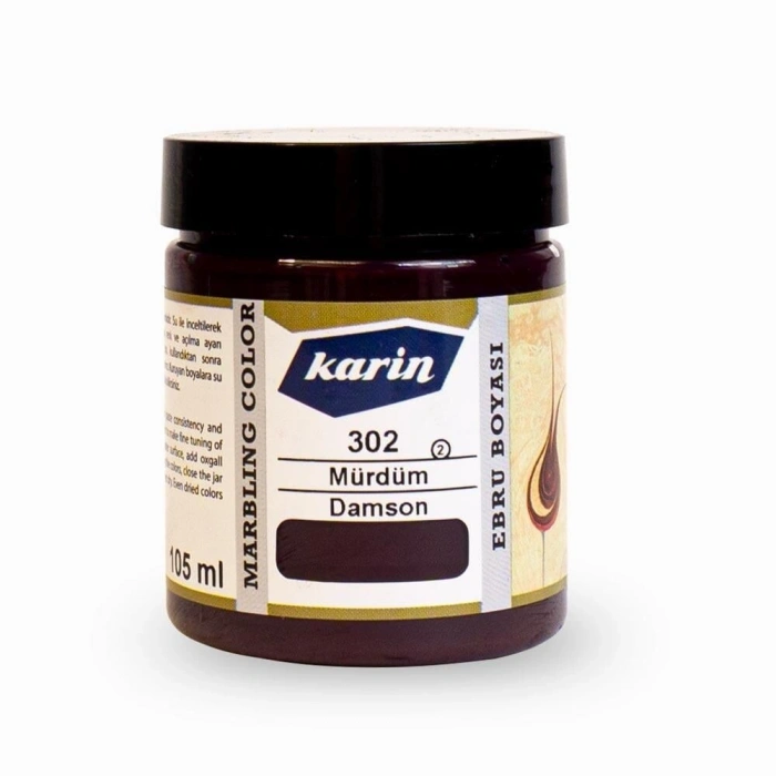 Karin Ebru Boyası 105 ml. 302 Mürdüm