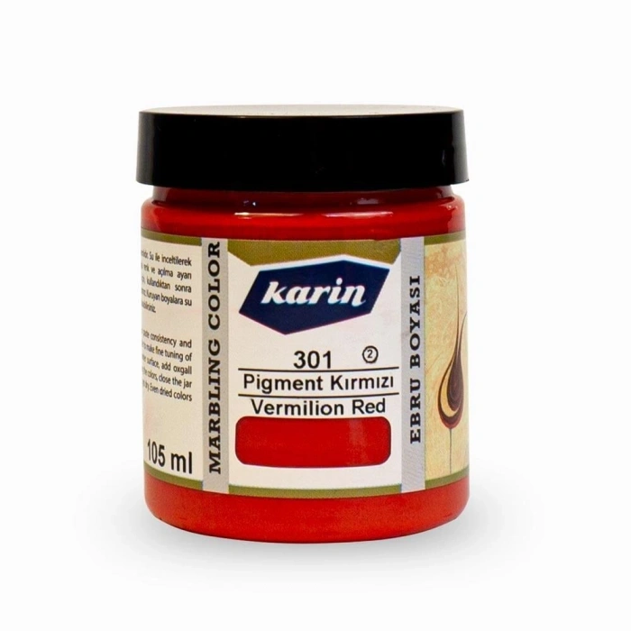 Karin Ebru Boyası 105 ml. 301 Pigment Kırmızı