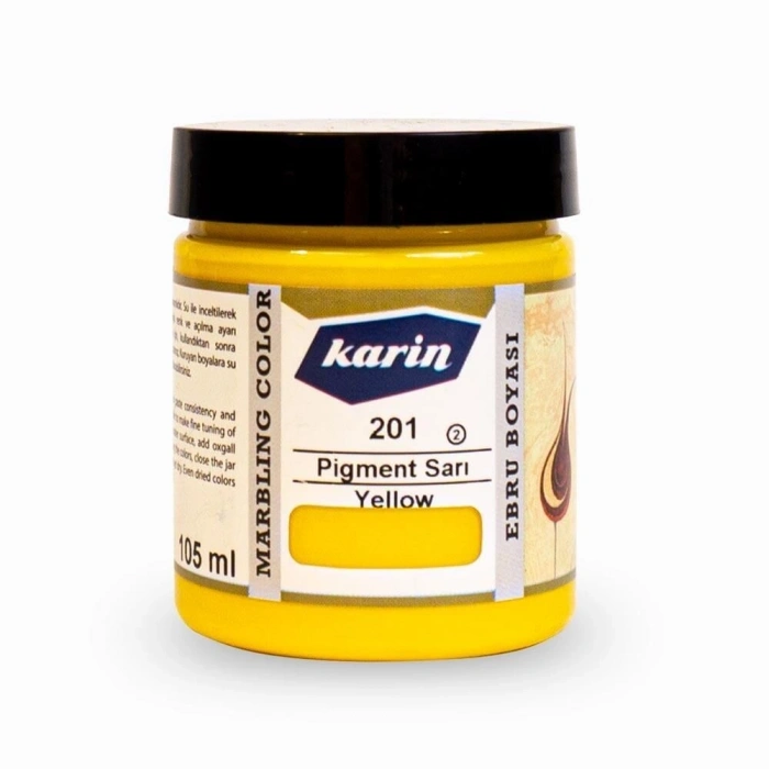 Karin Ebru Boyası 105 ml. 201 Pigment Sarı