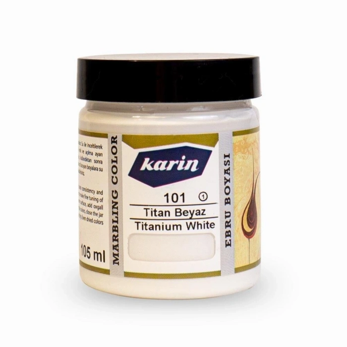 Karin Ebru Boyası 105 ml. 101 Beyaz