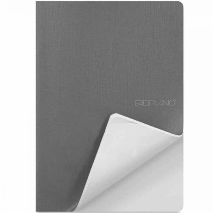 Fabriano Ecoqua Ekolojik Eskiz Çizim ve Yazı Defteri 85 Gr. A5 38 yaprak GRİ KAPAK (PIETRA)