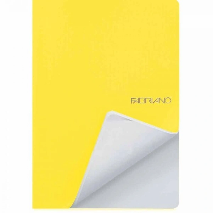 Fabriano Ecoqua Ekolojik Eskiz Çizim ve Yazı Defteri 85 Gr. A5 38 yaprak SARI KAPAK (LIMONE)