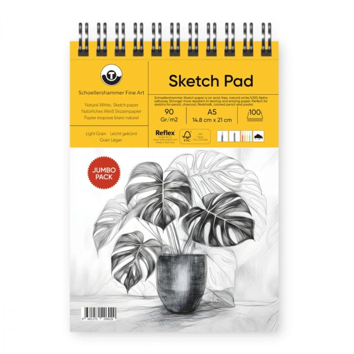 Schoellershammer Jumbo Sketch Pad Eskiz Çizim Defteri 90 gr. A5 100 Yaprak