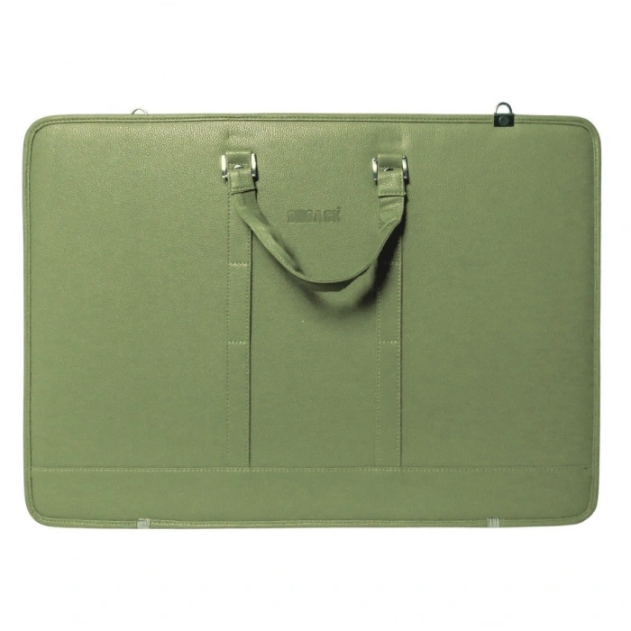 Bback Deri Körüklü Proje Resim Çantası 40x55 cm. MİNT YEŞİLİ