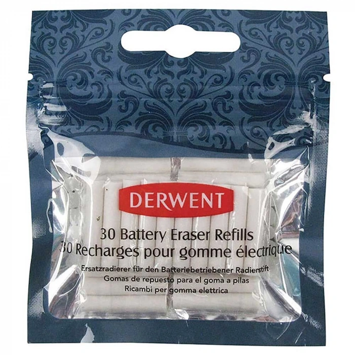 Derwent Pilli Silgi Yedeği 30lu Paket