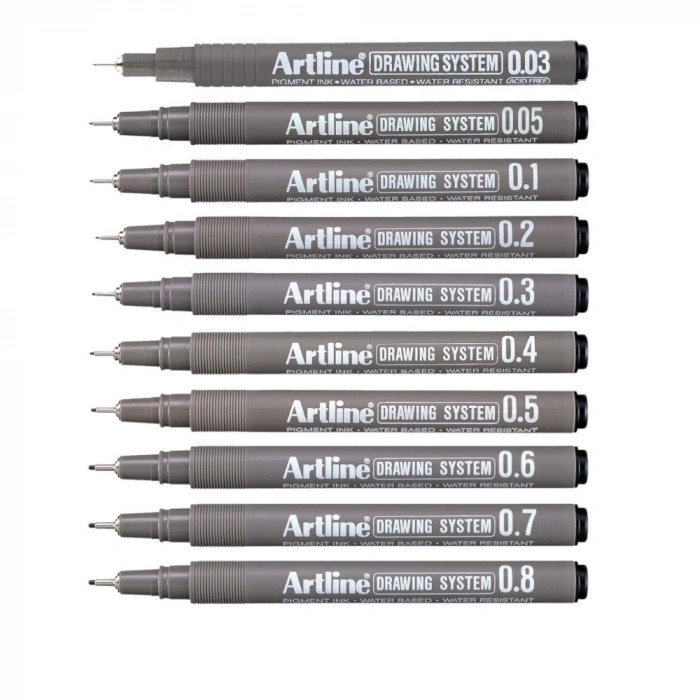 Artline Drawing System Teknik Çizim Kalemi Seti 10lu