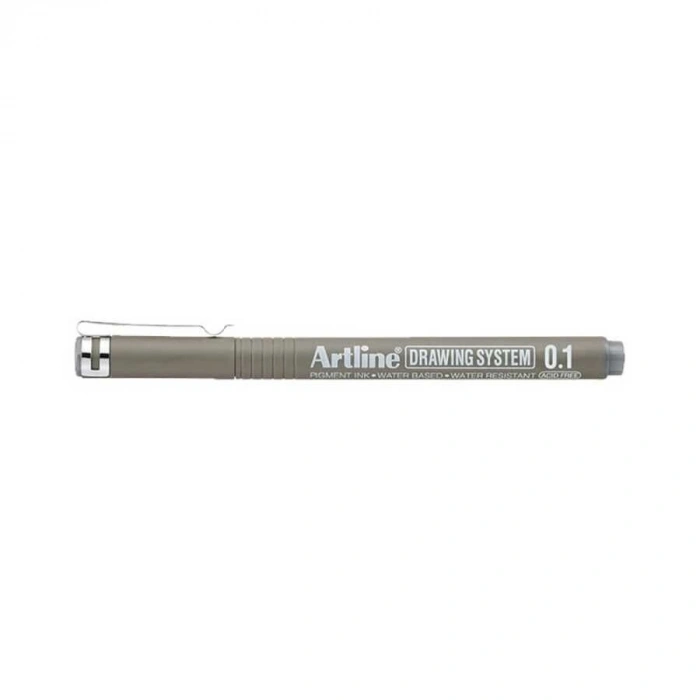 Artline Drawing System Teknik Çizim Kalemi 0.1 mm. Grey